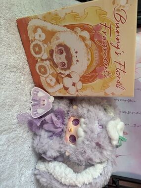 Yalli x Yooki 400% Bunny’s Floral Fragments Lavender Plush Moth Orchid